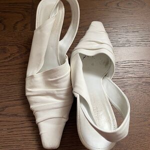 Khaite White Shoes - Size 37  (Comes with Shoe Bag)